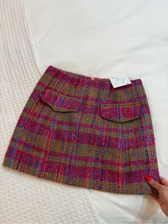 Dresses & Skirts - Multicolor Tweed Mini Skirt - Women